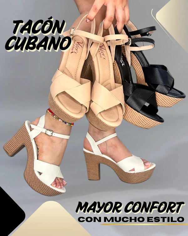 TACÓN CUBANO 👠 + PERFUME DE REGALO 🎁✨