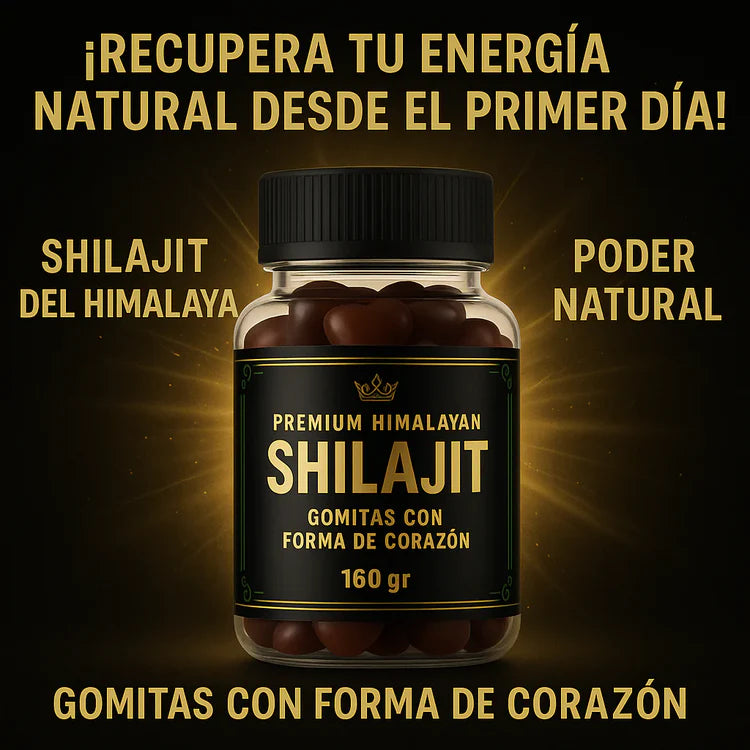 💊 Gomas Shilajit® | Empujón de Energía Natural Para Tu Cuerpo ⚡️