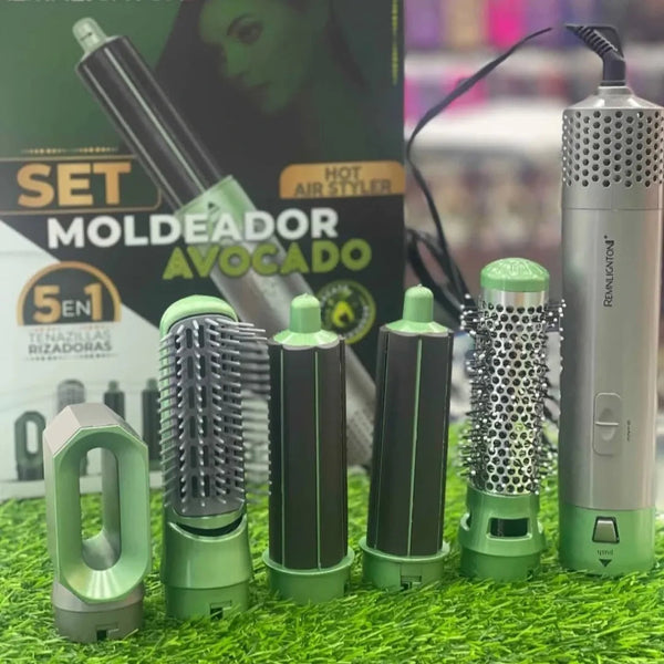 Cepillo Secador 5 En 1 Aguacate